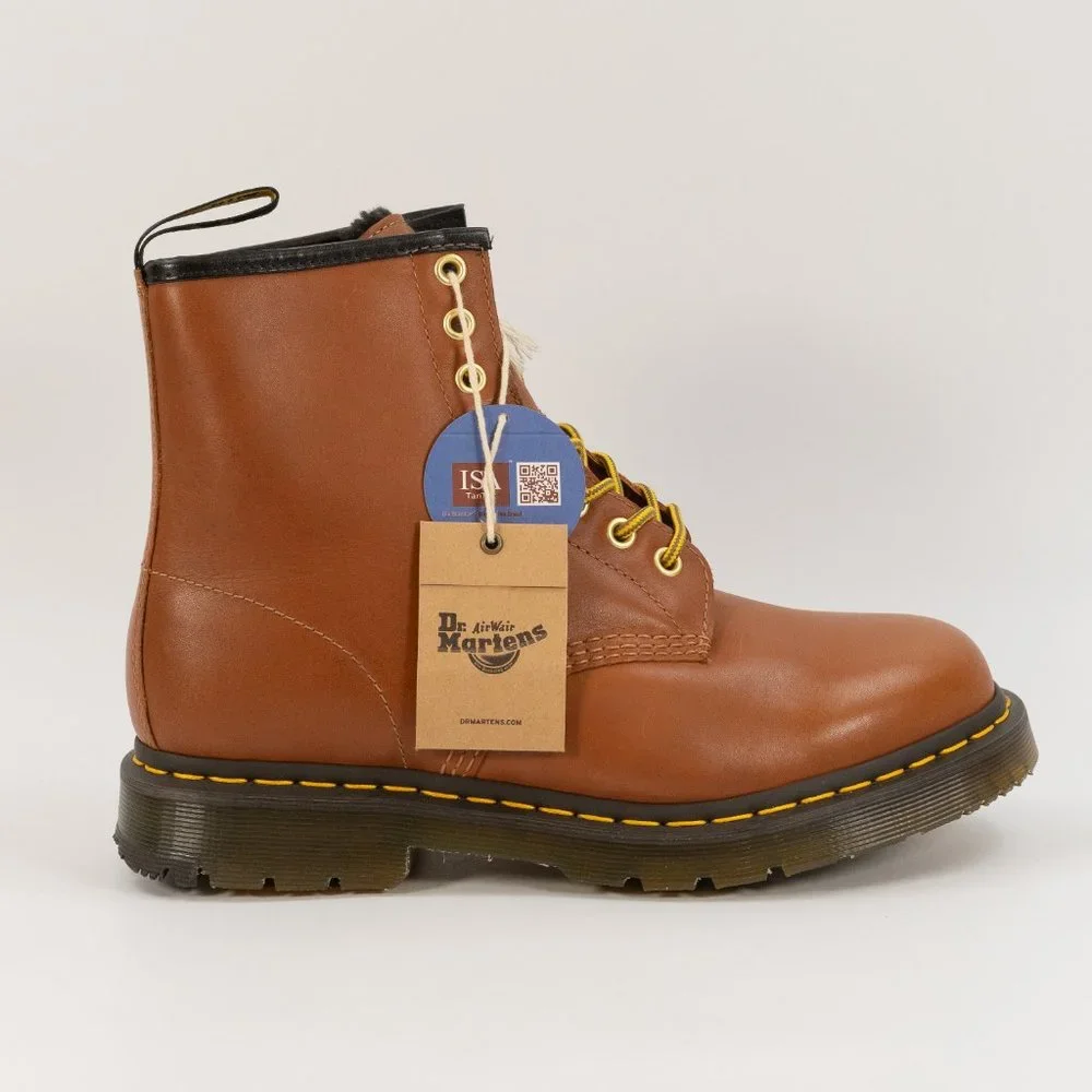Dr Marten's Men's 1460 Blizzard Wintergrip Lace Up Tan Boots 26860220 Multi Size